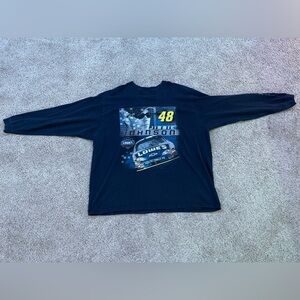 winners circle jimmie johnson team lowe’s racing long sleeve tee